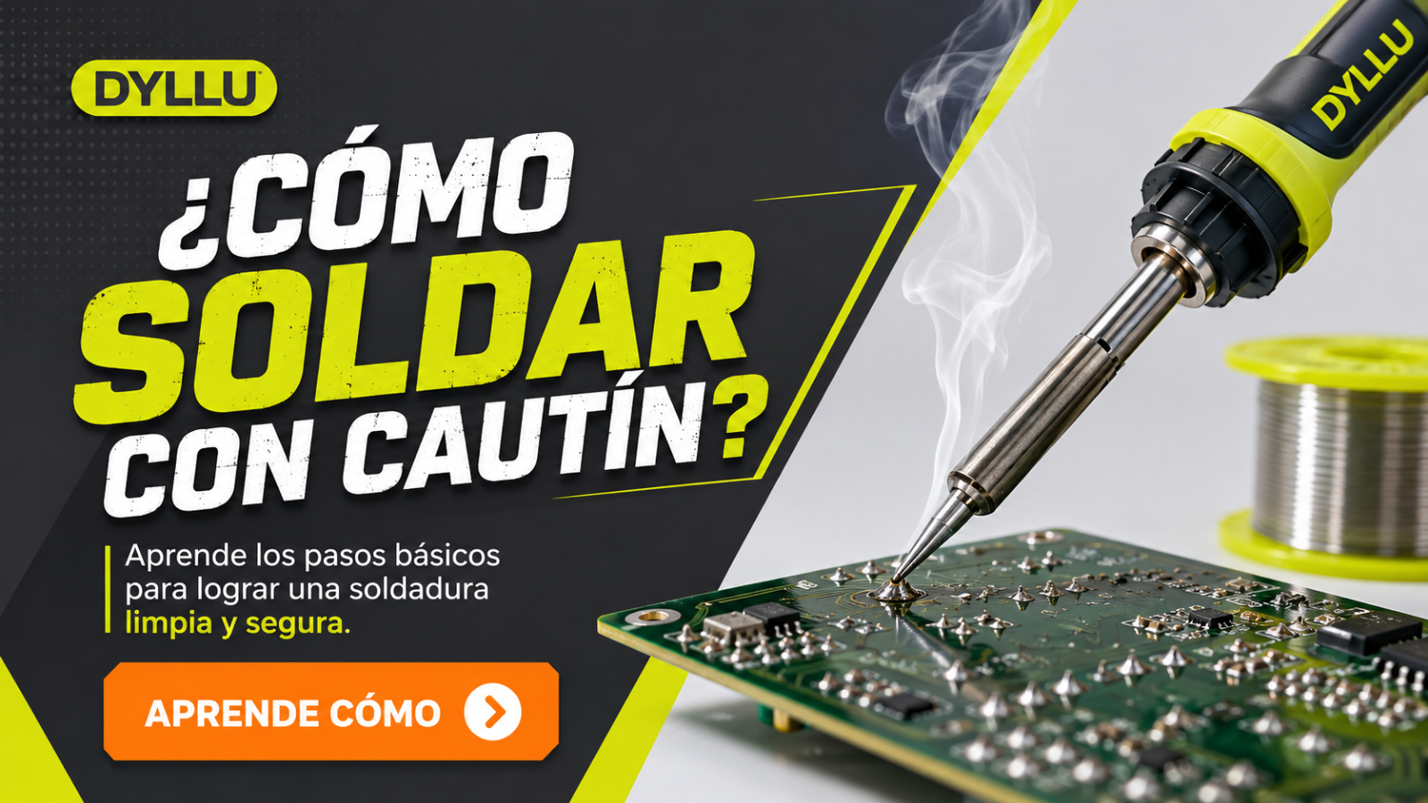 como soldar un cautin