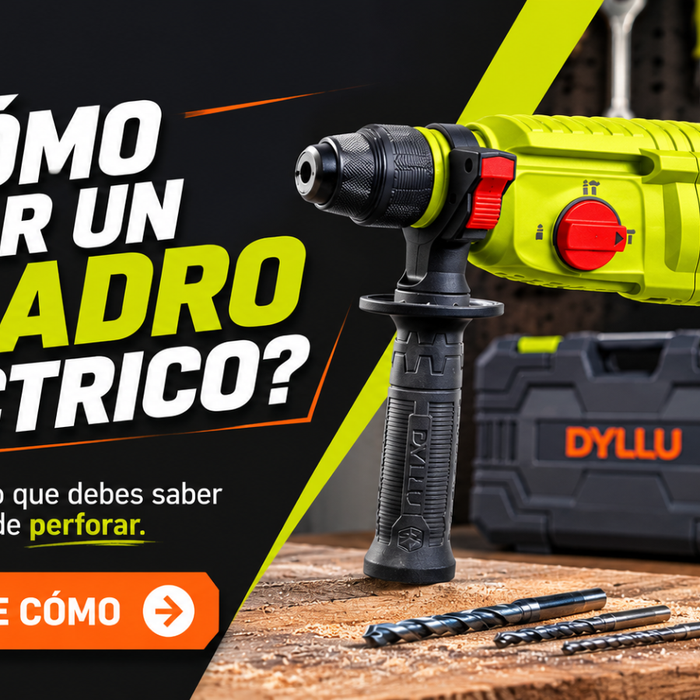 como usar un taladro electrico