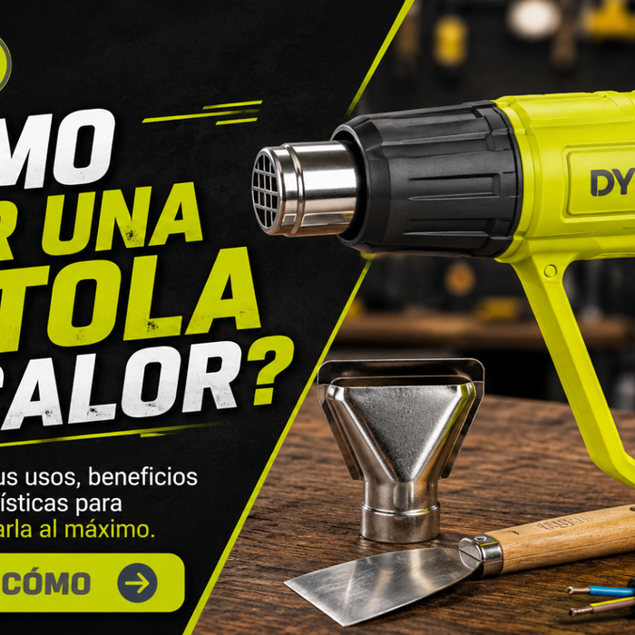 como usar una pistola de calor