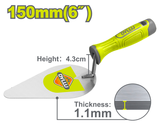 Palustre 6" Mango Plastico  Dyllu (Dtbt8306)