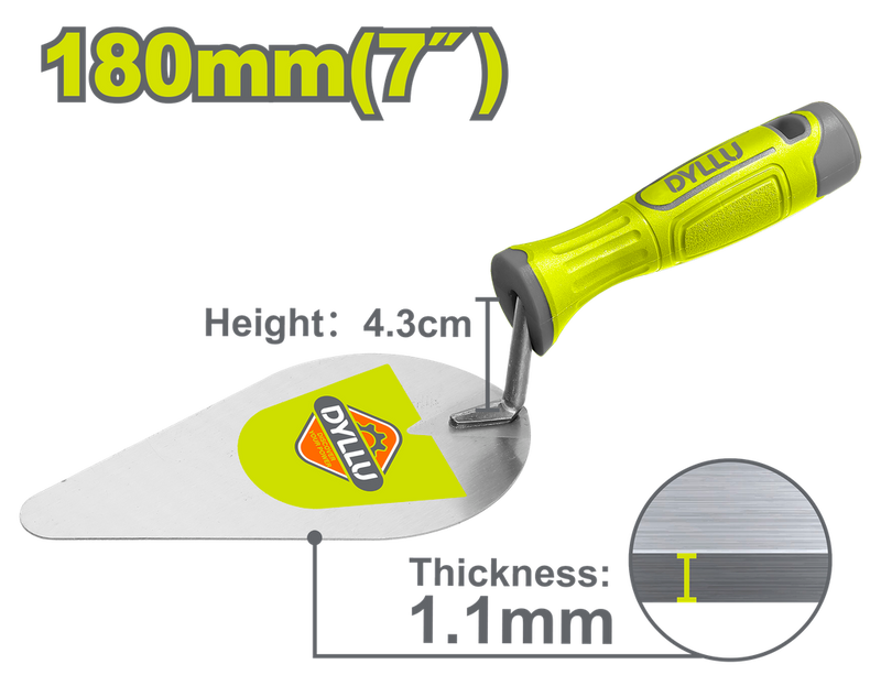 Palustre 7" Mango Plastico Dyllu (Dtbt8307)