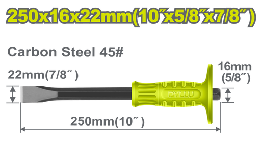 Cincel Plano 7/8" X 10"  Dyllu (Dtcc1301)