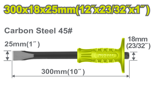Cincel Plano 1" X 10"Dyllu (Dtcc1302)