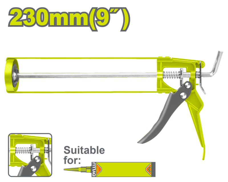 Pistola De Calafateo 9" Esqueleto  Dyllu (Dtcg3109)