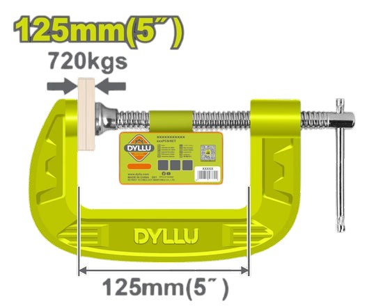 PRENSA EN C 5"DYLLU (DTCP1105)
