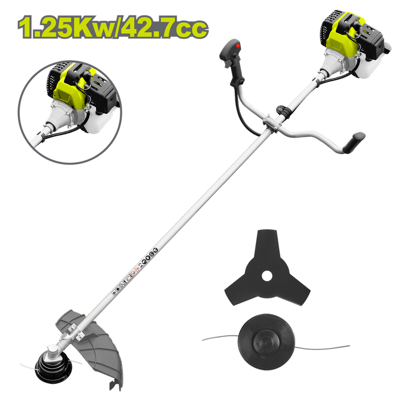 GUADAÑADORA A GASOLINA 1.25KW 42.7CC INCLUYE YOYO Y CUCHILLA DYLLU (DTGM1543)