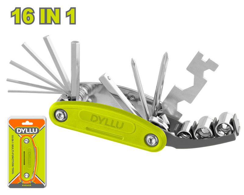 Navaja Multifuncional 16 En 1 Mango En Aluminio (Dthk4516)