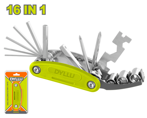 Navaja Multifuncional 16 En 1 Mango En Aluminio (Dthk4516)