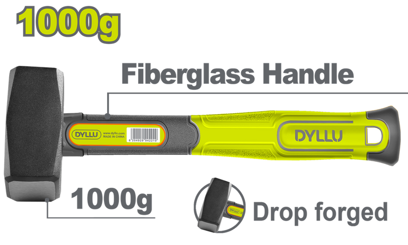 Porra 2Lb Mango Fibra De Vidrio Dyllu (Dthm2310)