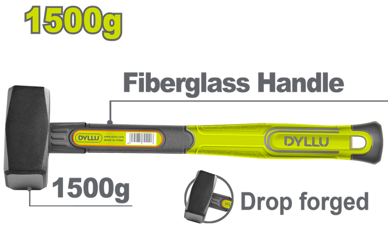 Porra 3 Lb Mango Fibra De Vidrio  Dyllu (Dthm2315)