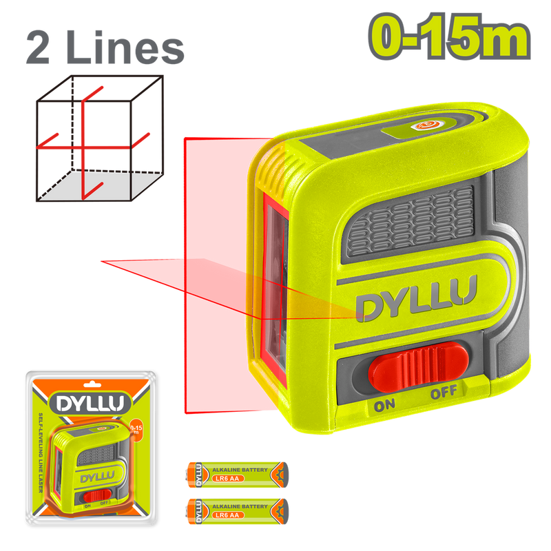 Nivel Láser 0-15M Luz Roja Dyllu (Dtle1M03)