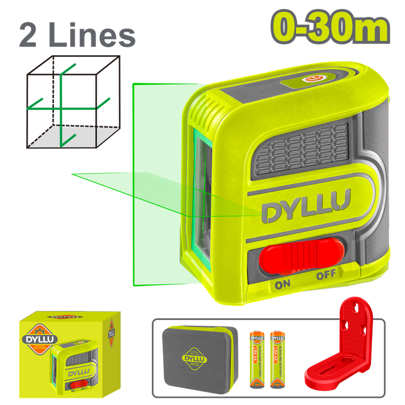 Nivel Láser 0-30M Luz Verde Dyllu (Dtle2M03)
