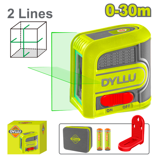 Nivel Láser 0-30M Luz Verde Dyllu (Dtle2M03)