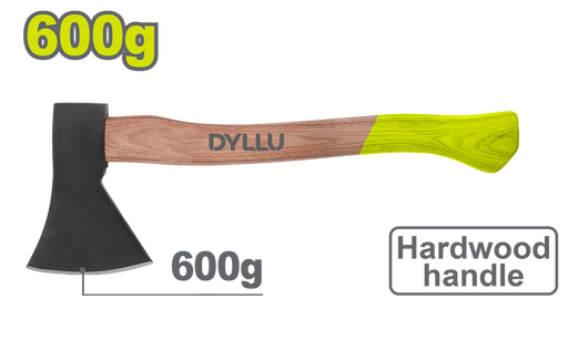 Hacha 600G Mango Madera Dyllu (Dtmb6306)