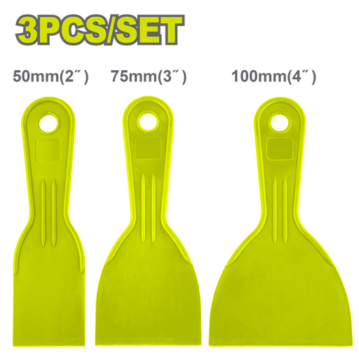 Juego De Espátulas De Plástico X 3 Pzs  (Dtpt3133)