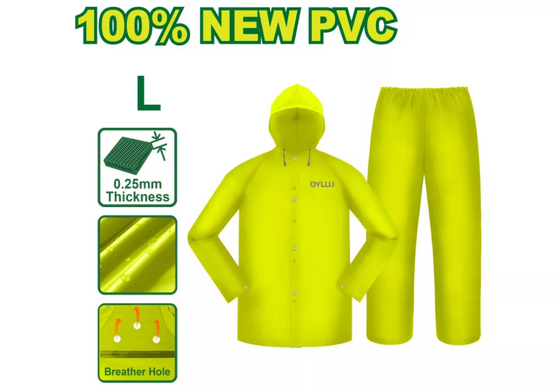 Impermeable Para Moto Talla L Dyllu (Dtrc300L)