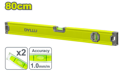 Nivel 80Cm Aluminio Dyllu (Dtsl2G80)