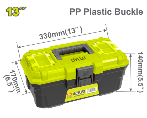 Caja De Herramienta 13" Plástica Dyllu (Dttb1313)