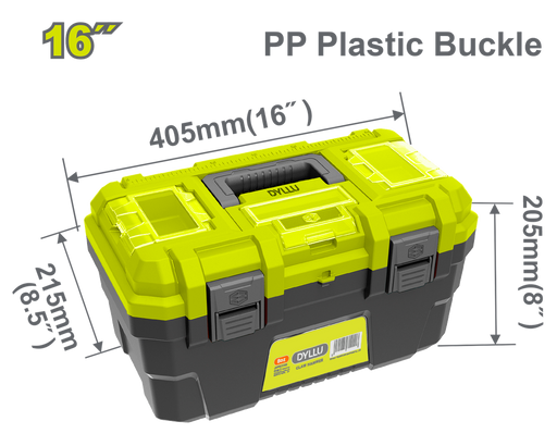 Caja De Herramienta 16" Plástica Dyllu (Dttb1316)
