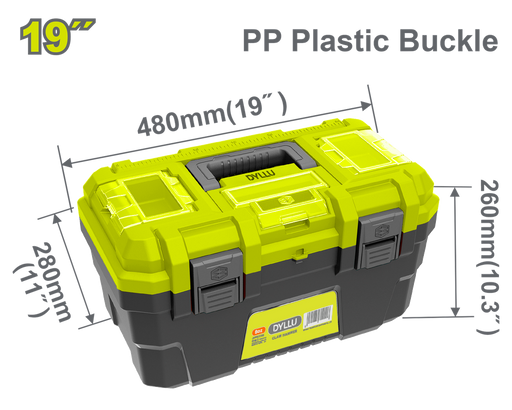 Caja De Herramienta 19" Plástica Dyllu (Dttb1319)