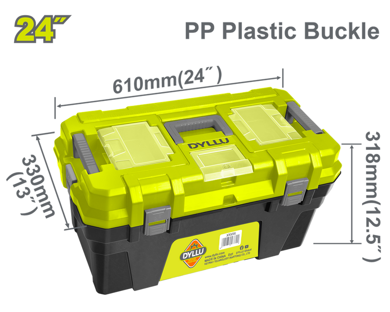 Caja De Herramienta 24" Plástica Dyllu (Dttb1324)