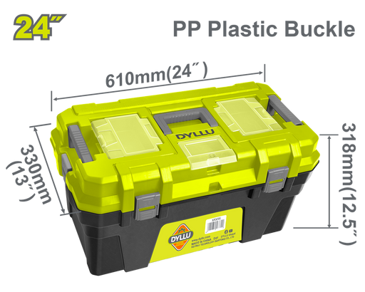 Caja De Herramienta 24" Plástica Dyllu (Dttb1324)
