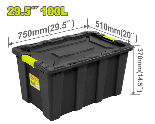 Caja De Almacenaje  Plástica 29.5" 100L Dyllu (Dttb331B)
