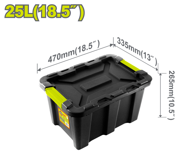 Caja De Almacenaje Plástica 18.5" 25L Dyllu (Dttb3325)