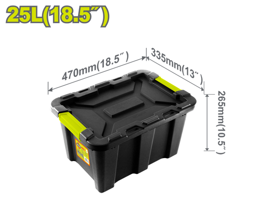 Caja De Almacenaje Plástica 18.5" 25L Dyllu (Dttb3325)