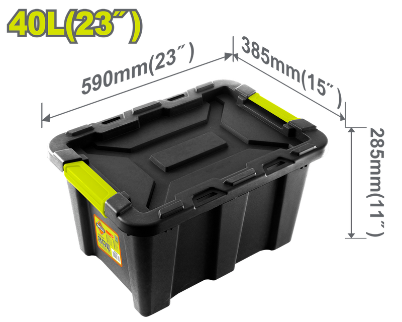 Caja De Almacenaje  Plástica 23" 40L Dyllu (Dttb3340)