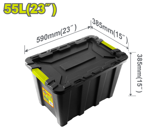 Caja De Almacenaje  Plástica 23" 55L Dyllu (Dttb3355)