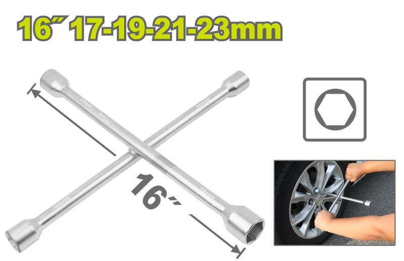 Cruceta Carro 16" 17-19-21-23 Mm Dyllu (Dtth8316)