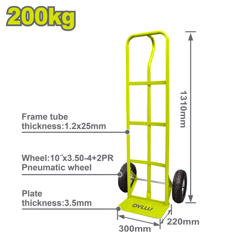 Carretilla Cap 200Kg Dyllu (Dtwb2141)