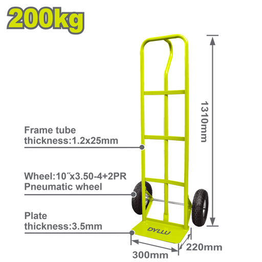 Carretilla Cap 200Kg Dyllu (Dtwb2141)