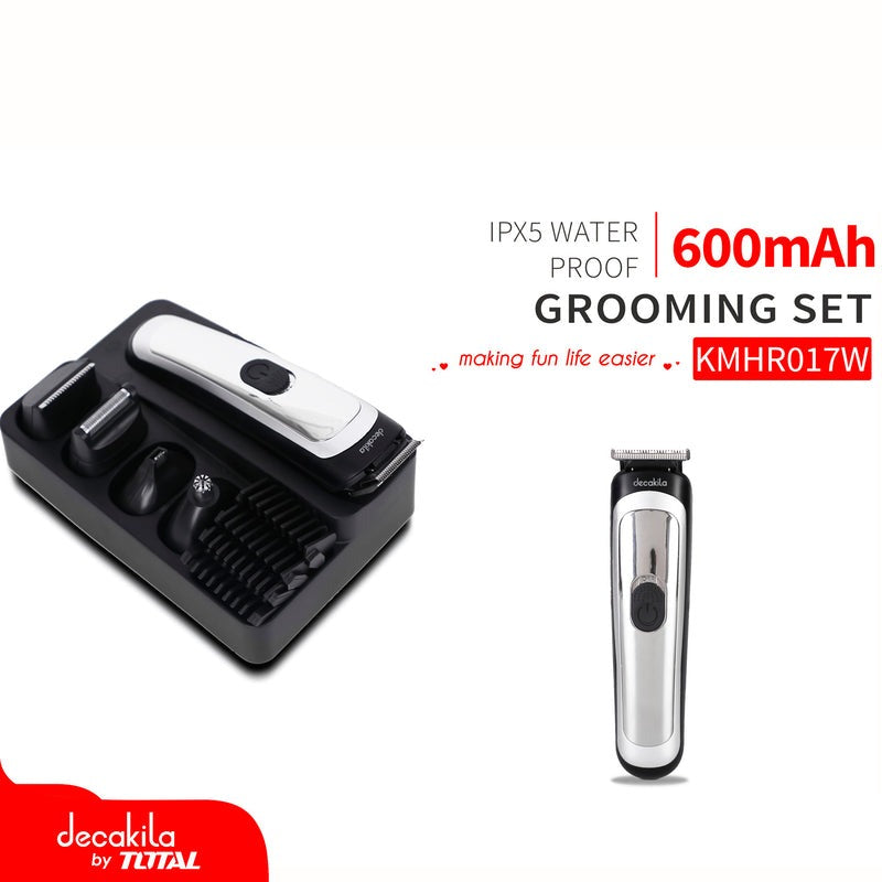 MAQUINA BARBERA 5 EN 1 RECARGABLE DECAKILA (KMHR017W)