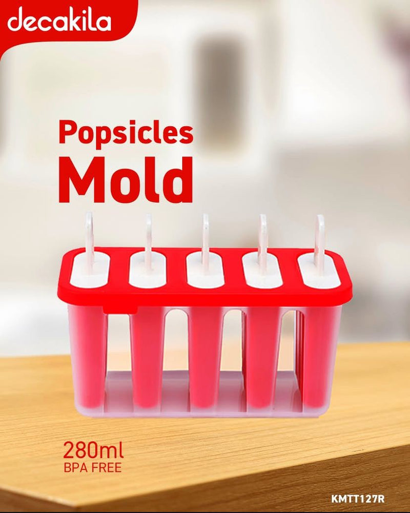 MOLDE PARA HACER HELADO DE PALETA 280ML DECAKILA (KMTT127R)