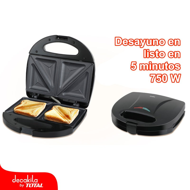 SANDWICHERA CON ANTIAHERENTE 120V DECAKILA (KUEC046B)