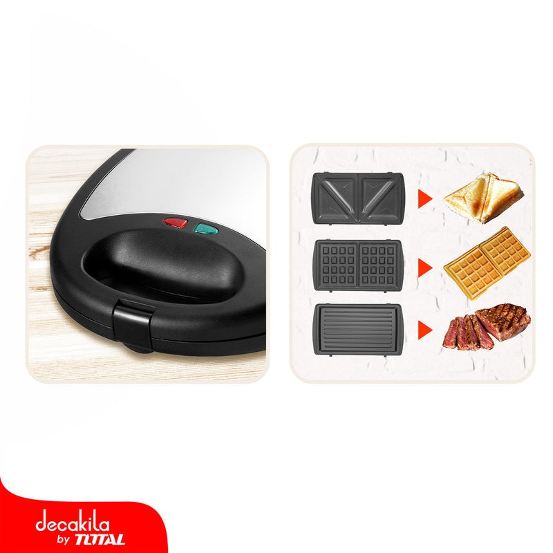 SANDWICHERA CON ANTIAHERENTE 3 EN 1 DECAKILA (KUEC048M)