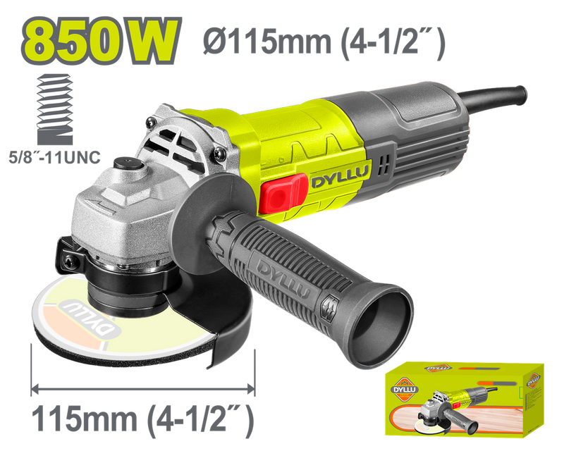 PULIDORA 4-1/2" INDUSTRIAL 850W 120V DYLLU (UDTAG15854)