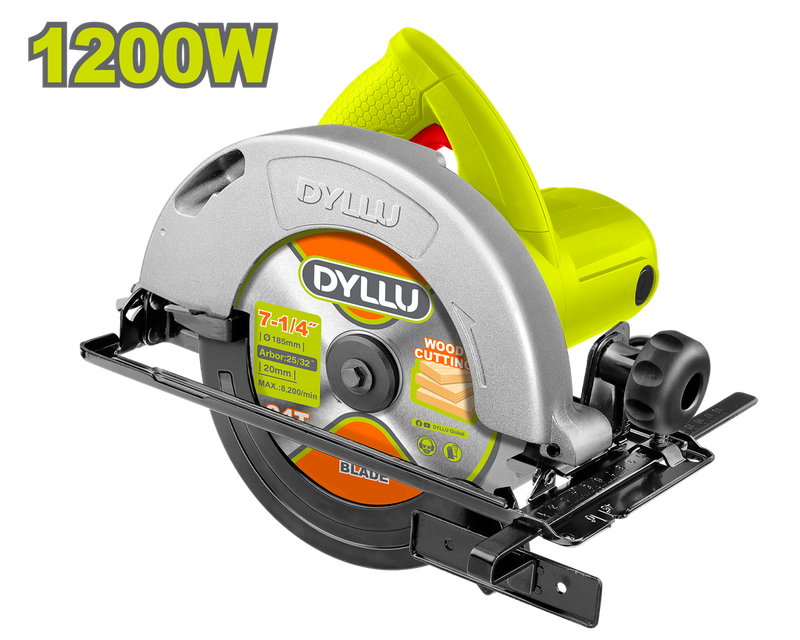 Sierra Circular 7 1/4 1200W 120V  Incluye Disco  Dyllu (Udtcw1512001)