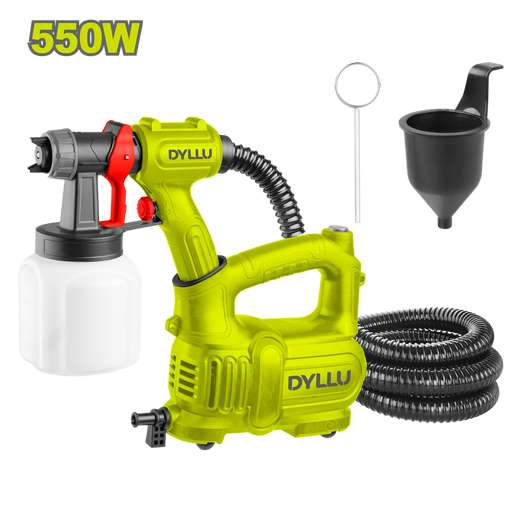 Compresor Mini + Pistola Industrial Vaso Plastico 800Ml 550W Dyllu (Udteg2A50)