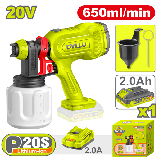 Pistola Pintar Electrica 800Ml 20V  Dyllu (Udtsu30664)
